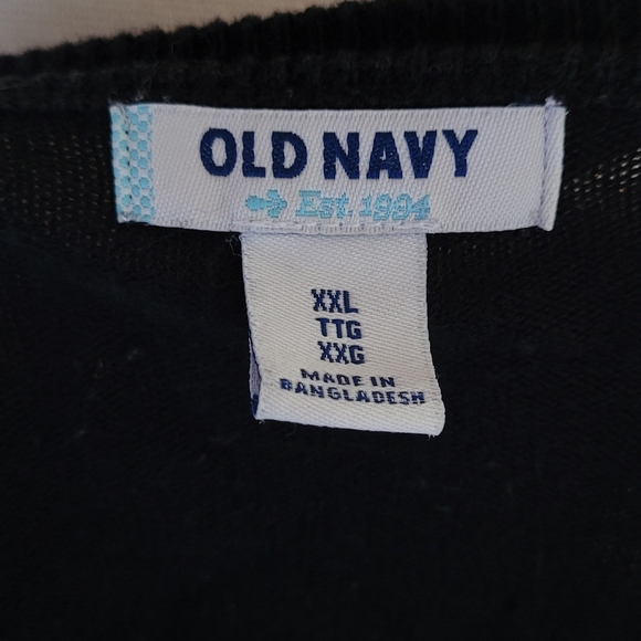 Black Old Navy Cardigan Womens Size XXL - Picture 8 of 8
